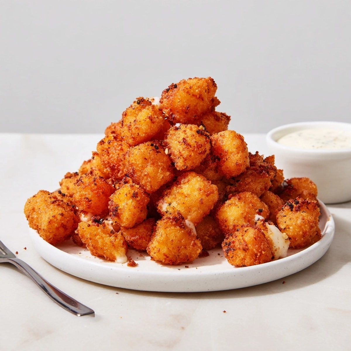 Homemade Fried Cheese Curds recipe: An easy, satisfying cheesy appetizer fried until golden.