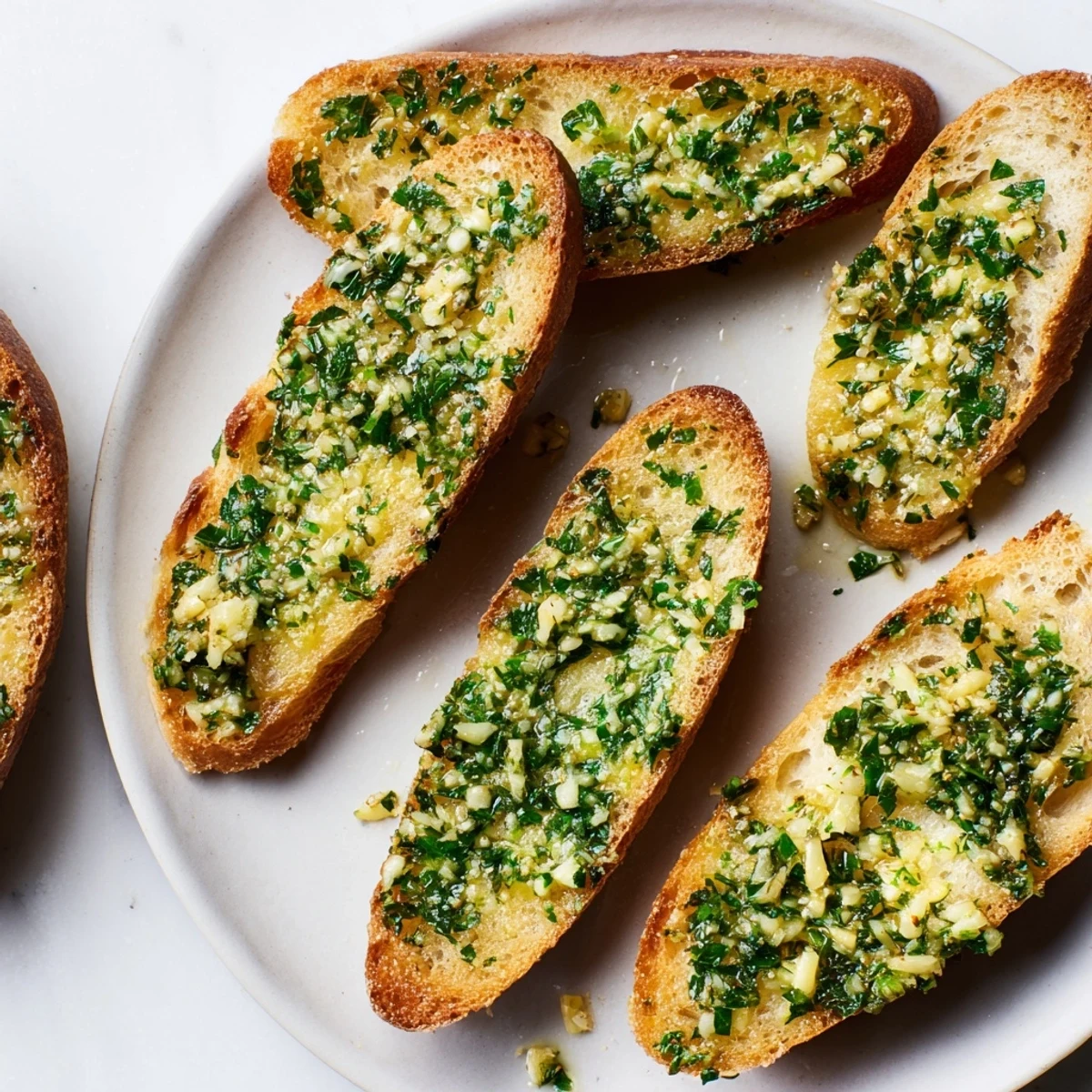 Garlic Bread Crusty Herbs