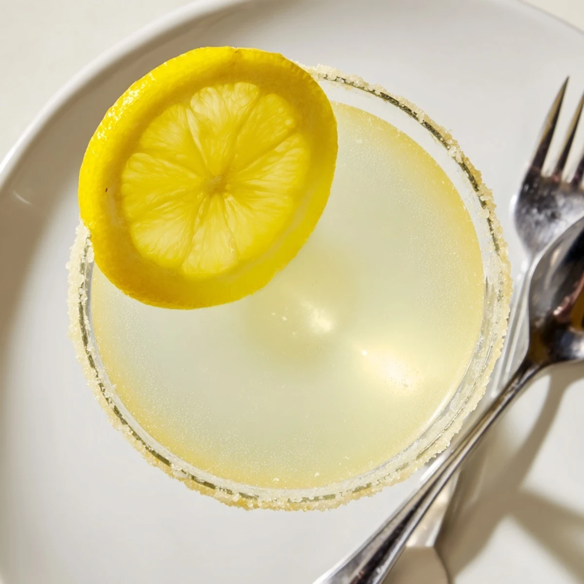 This vibrant Lemon Drop cocktail, perfectly balanced, offers a sweet and sour delight.