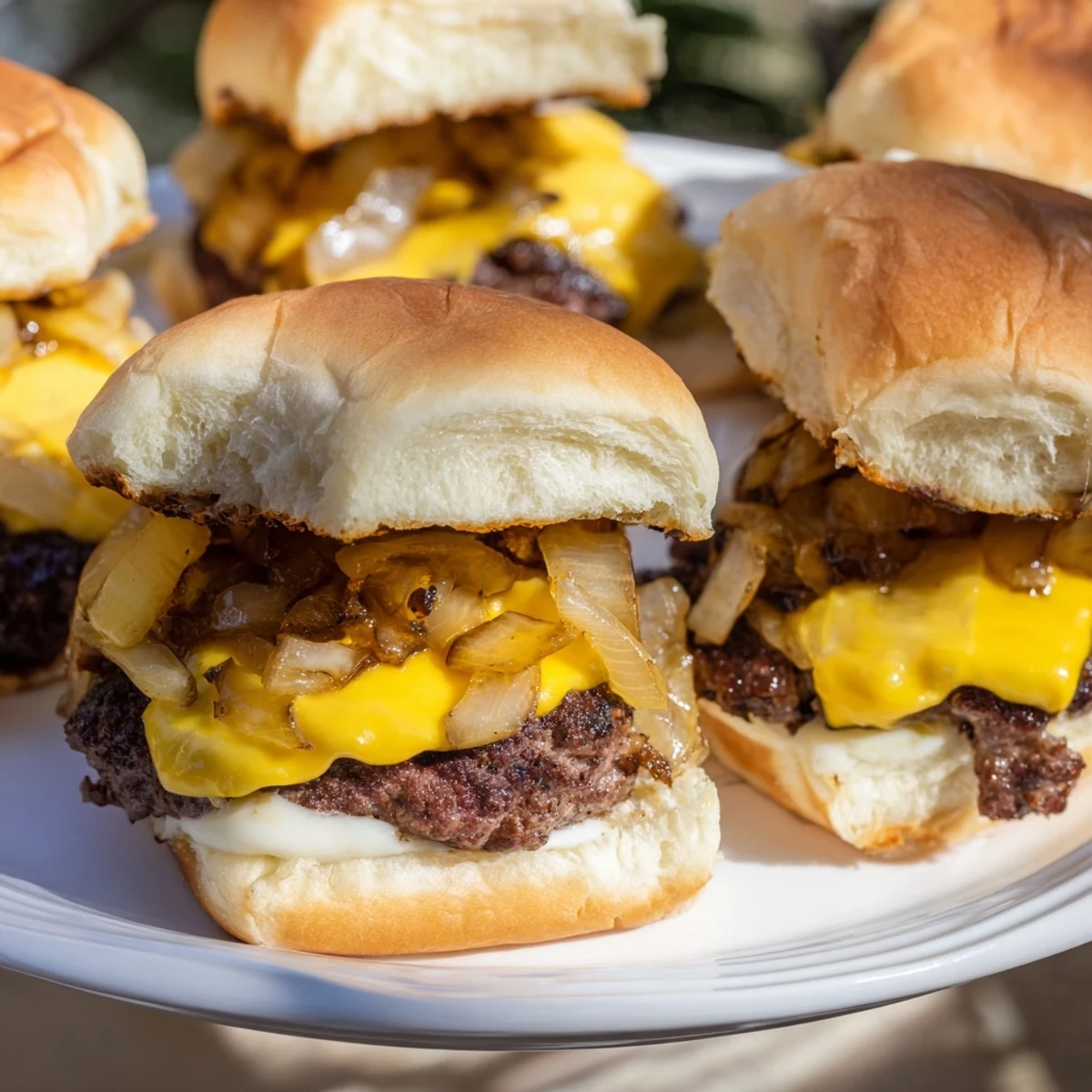 Beef Sliders Caramelized Onions