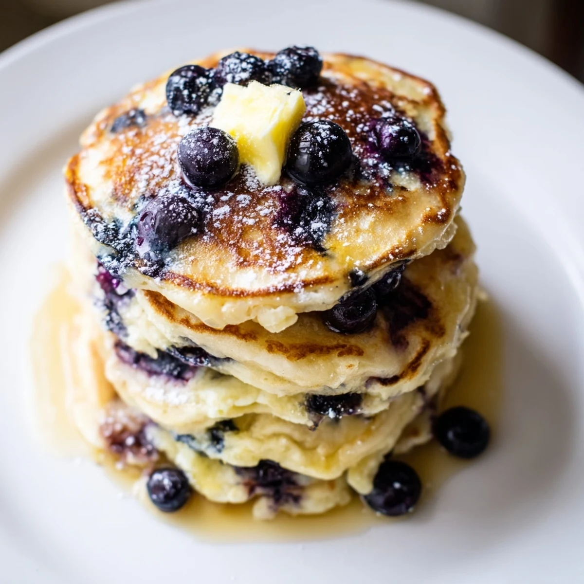 Lemon Blueberry Pancakes