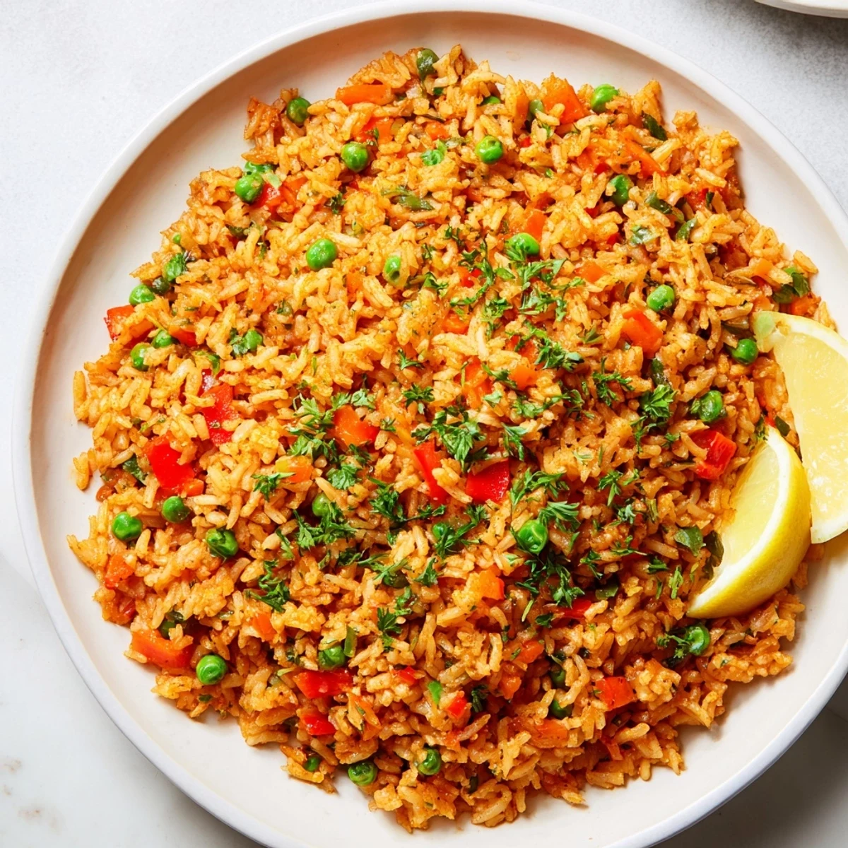 Savory rice with vegetables