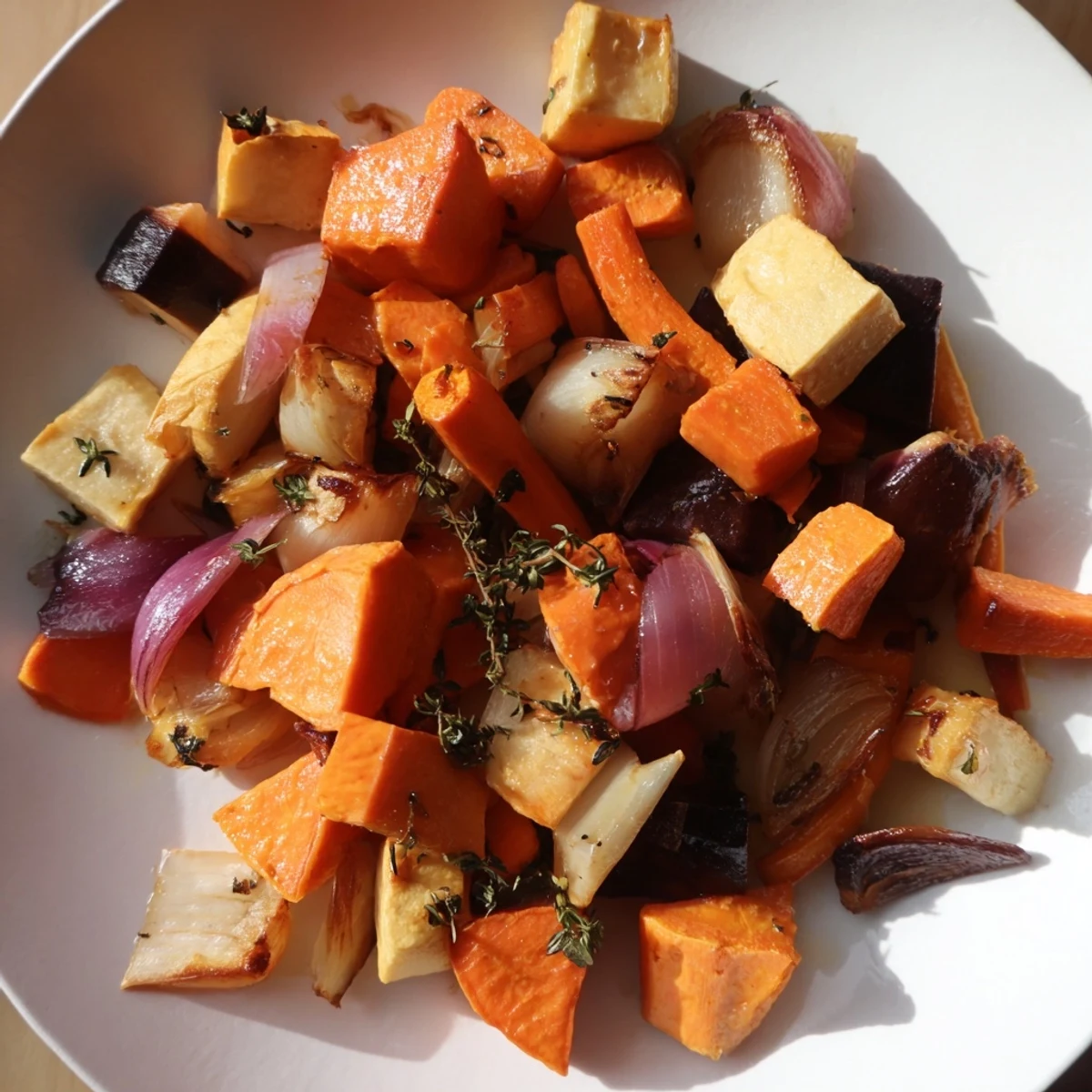 Roasted Root Vegetables Honey