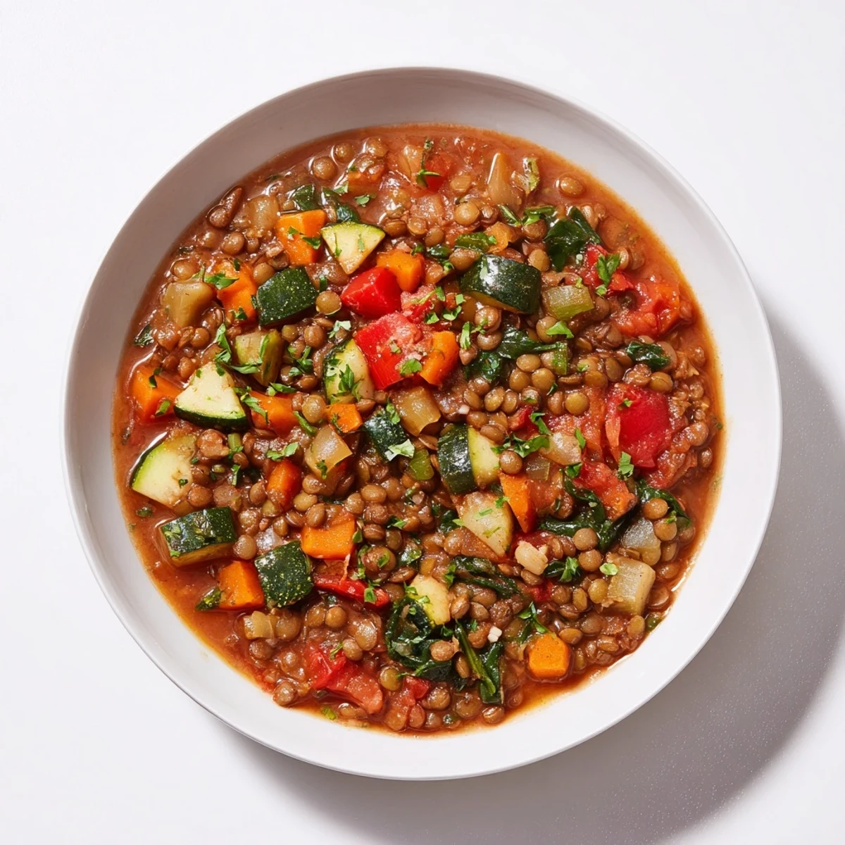 Hearty Lentil Vegetable Stew