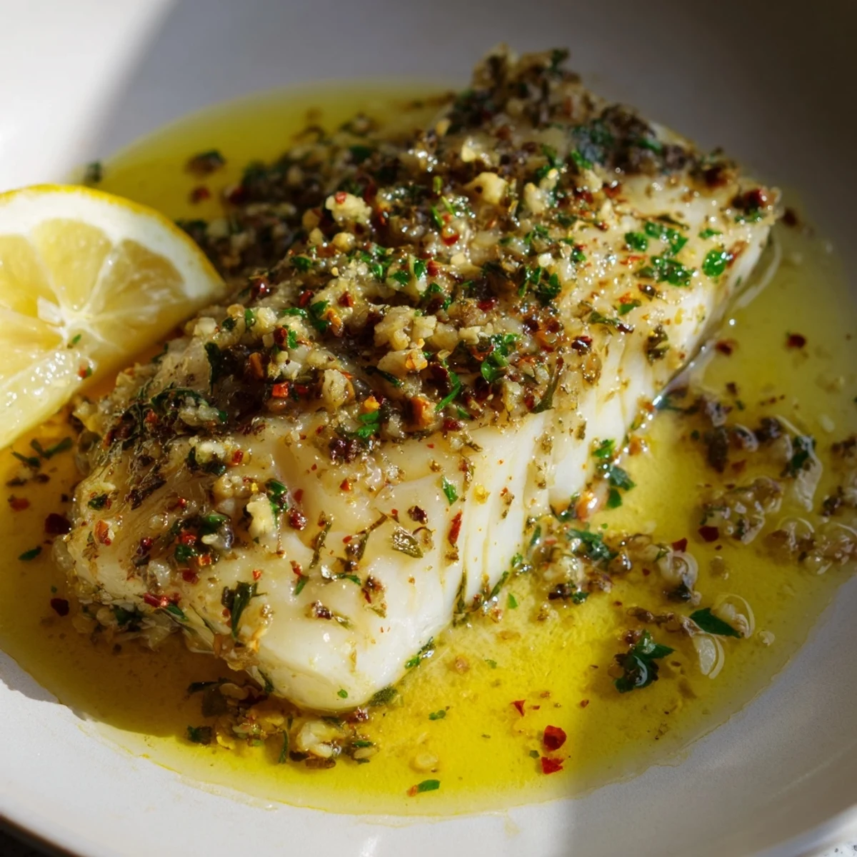 Golden-baked cod loin fillets, perfectly flaky and flavorful, ideal for a healthy dinner.
