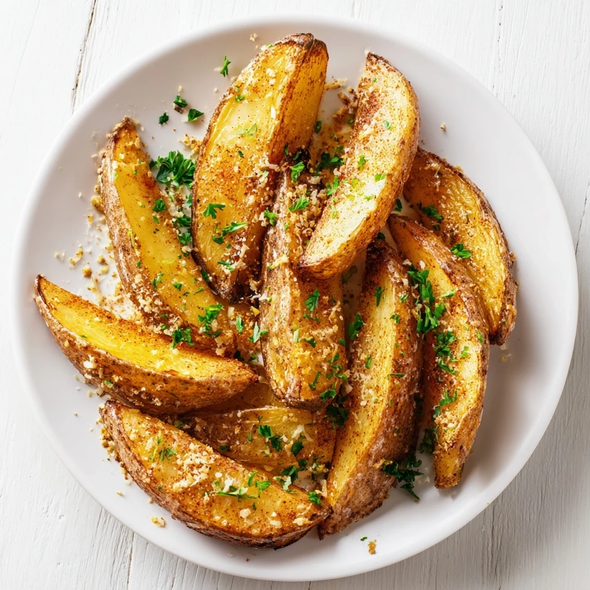 Hearty and delicious, these homemade oven baked potato wedges offer a healthier, tasty snack option.