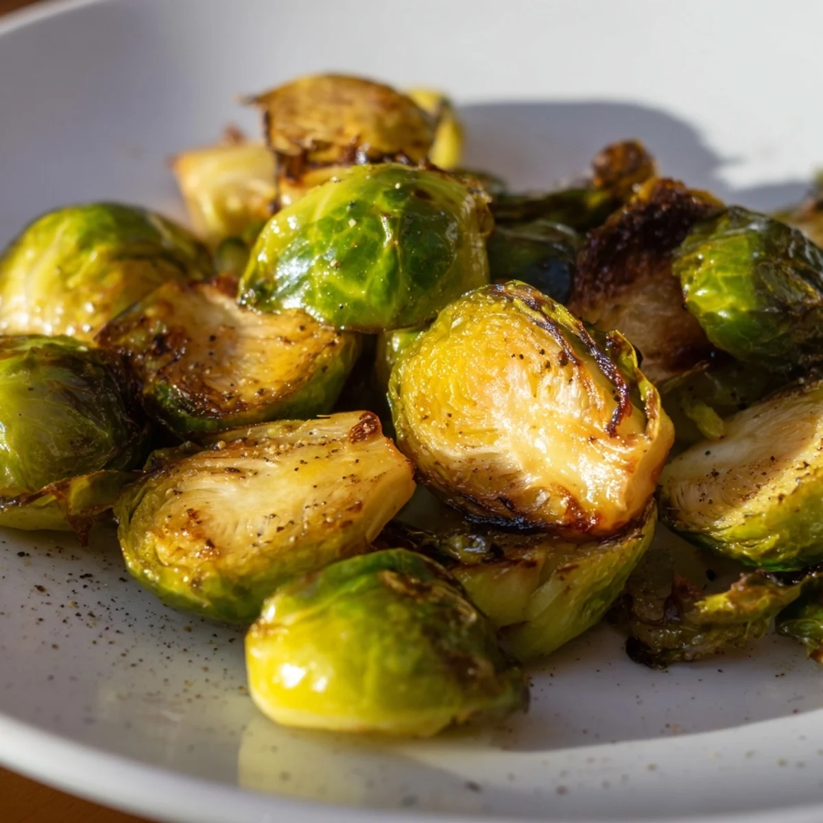 These Roasted Brussels Sprouts with Honey come out golden and caramelized, perfect for a savory-sweet side dish.