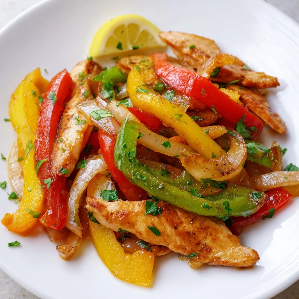 Colorful vegetables caramelize alongside juicy turkey in this quick, healthy one-pan dinner idea.