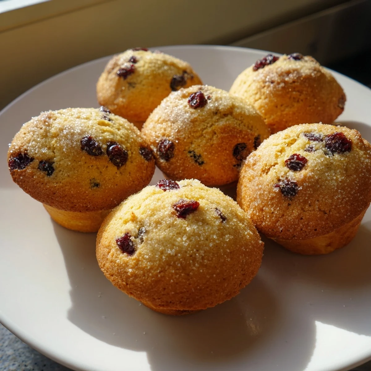 Freshly baked Mini Irish Soda Bread Muffins with a tender crumb, served warm with Irish butter and jam.