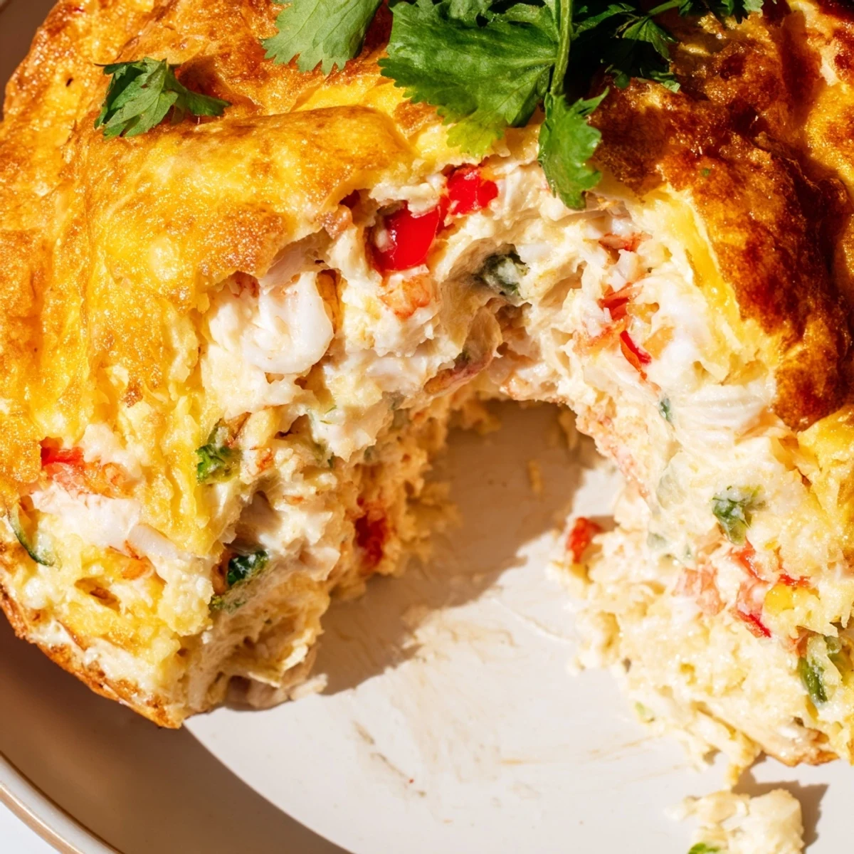 Crispy baked tortilla bombs stuffed with tender crab, shrimp, and spicy Monterey Jack cheese
