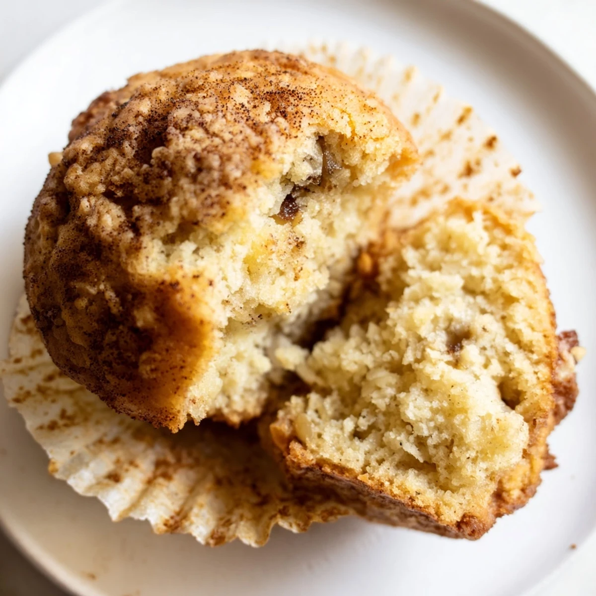 Soft banana muffins studded with chocolate chips arranged on a rustic kitchen towel