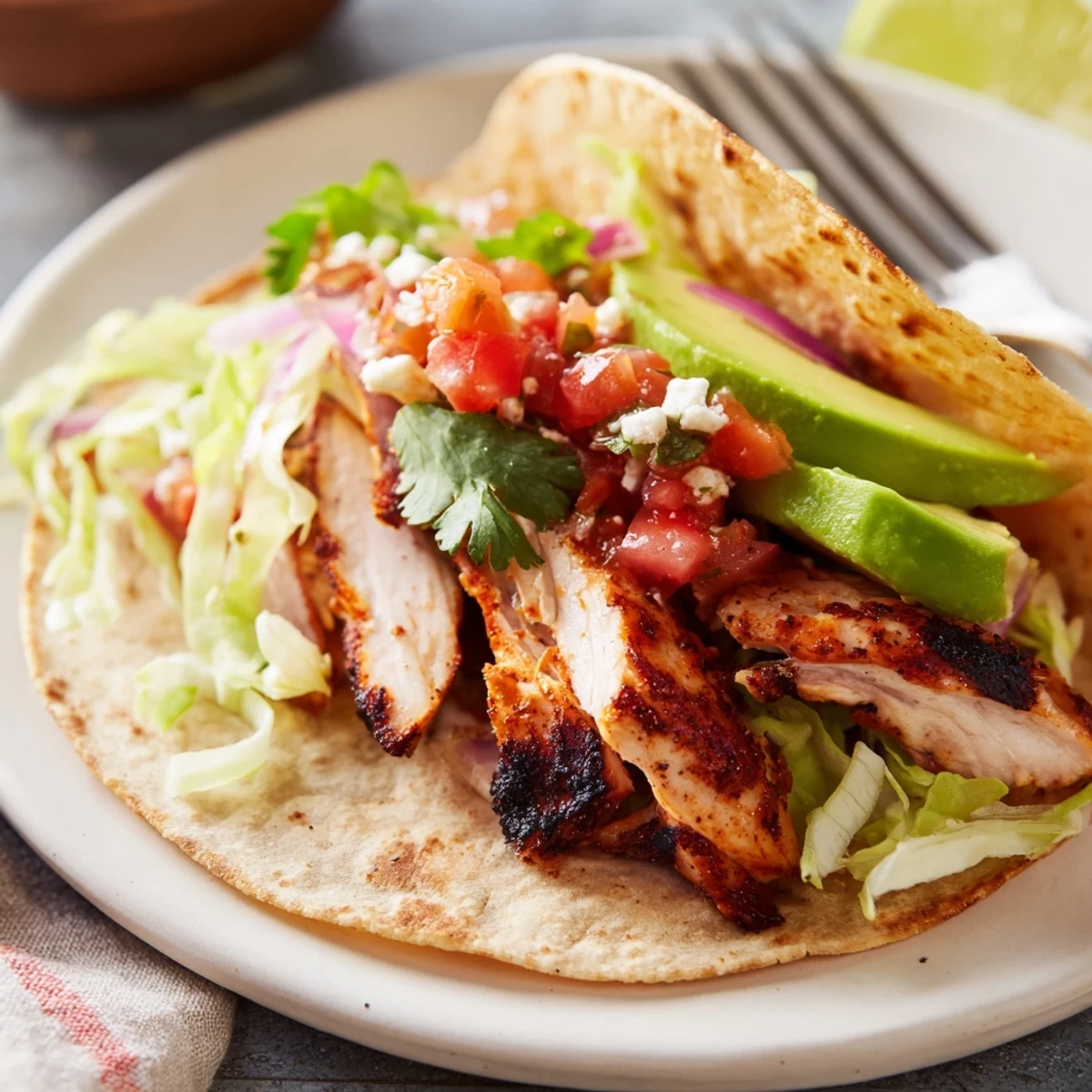 Sizzling backyard scene featuring Charcoal Grilled Tacos Recipe with fresh salsa