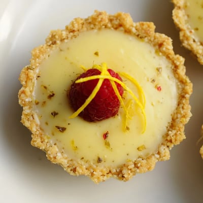 Mini Vegan Lemon Tarts