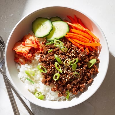 Korean Ground Beef Bowl
