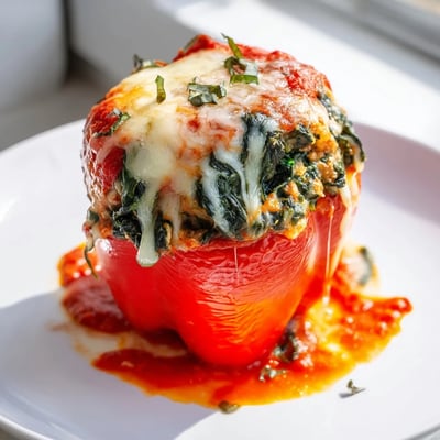 Ricotta Stuffed Bell Peppers